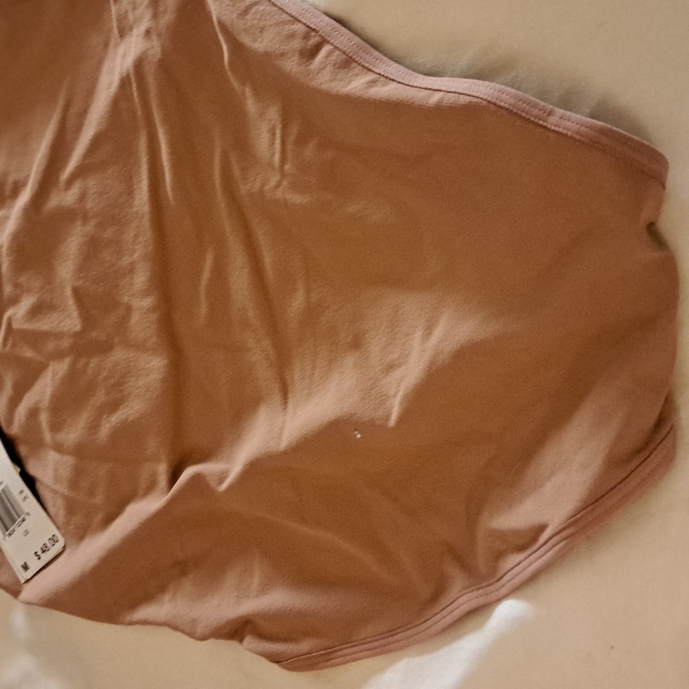 ADIDAS Brown Ribbed Bodysuit M - Picture 5 of 6